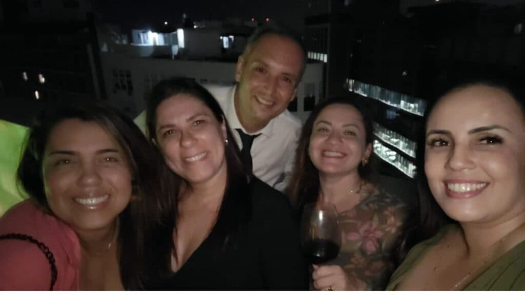 WSB Advisors rooftop party