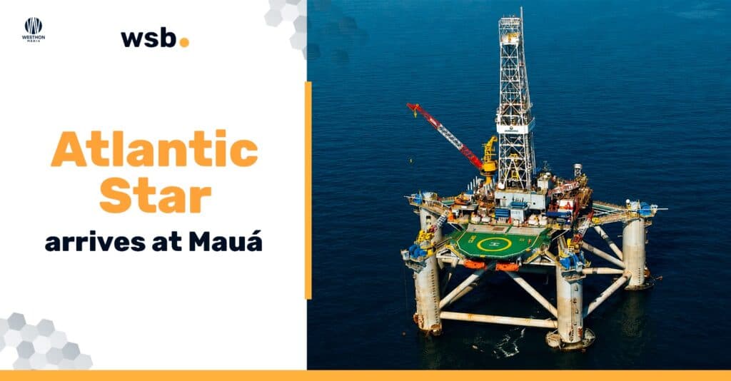 Atlantic Star arrives at Mauá shipyard