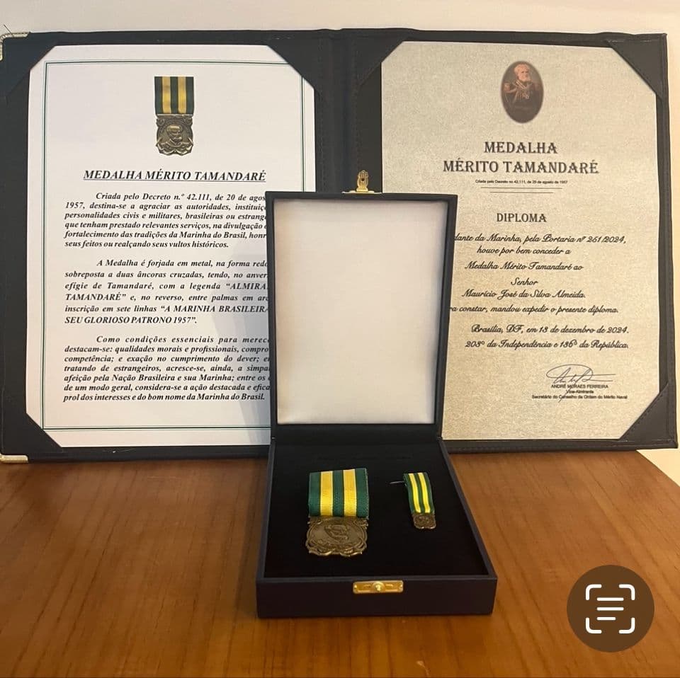 A special recognition: Medal Tamandaré