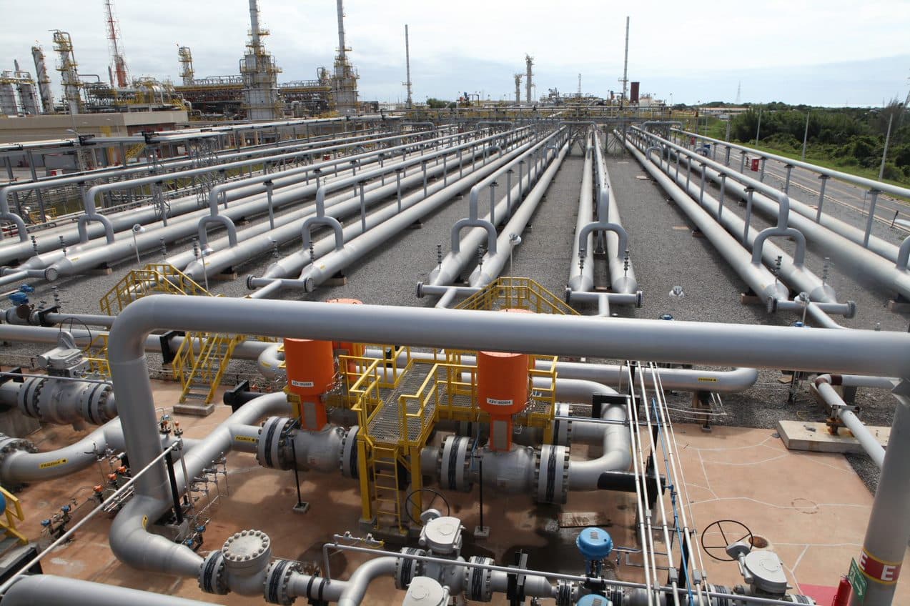 Pipelines of the Cabiúnas Terminal