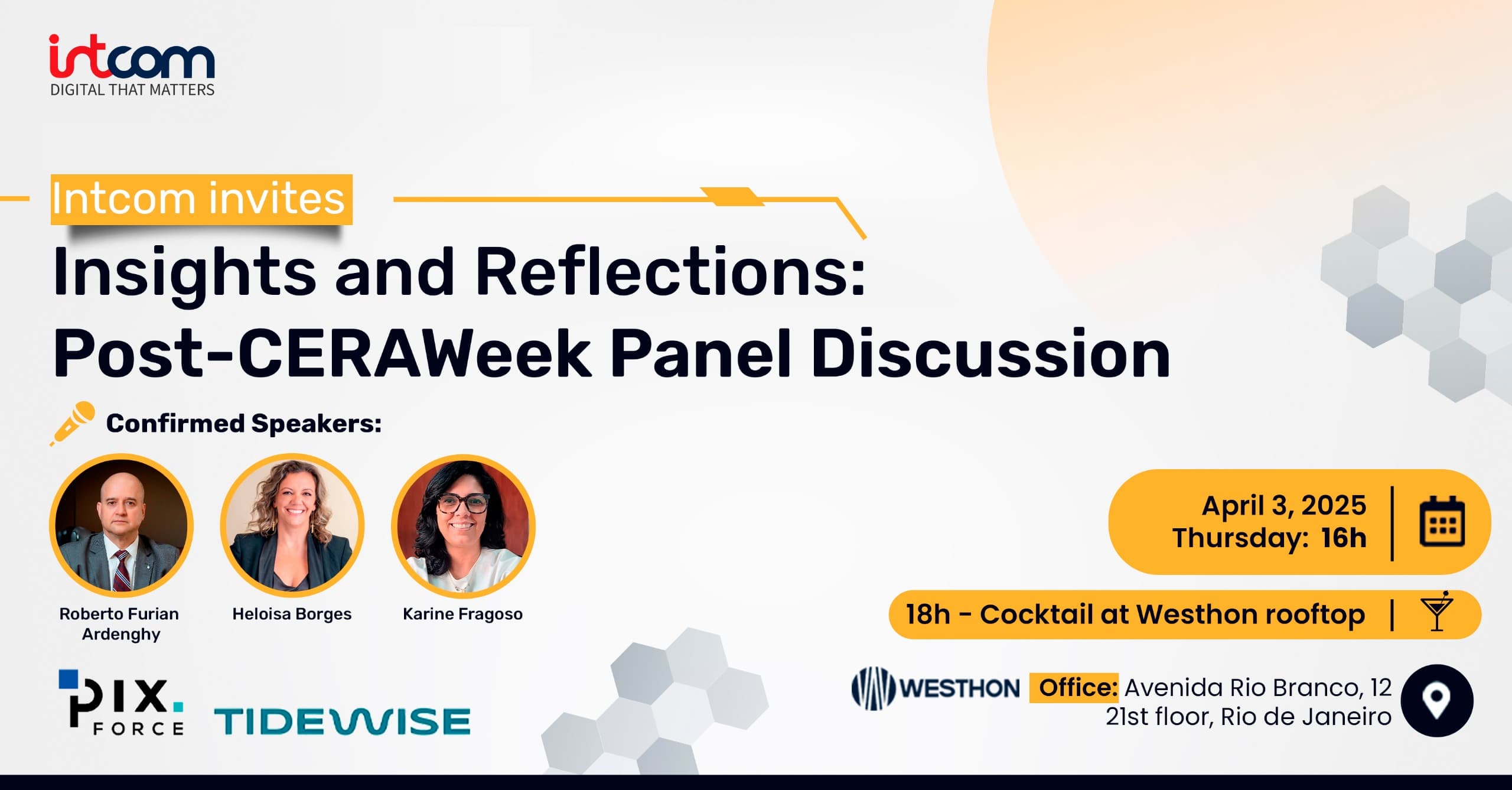 Intcom Hosts CERAWeek Wrap-Up in Brazil