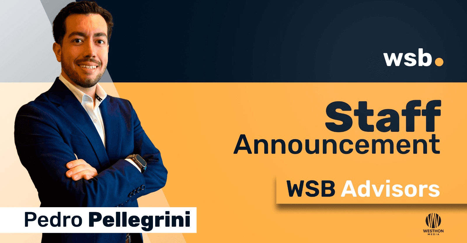 Staff announcement — Pedro Pellegrini