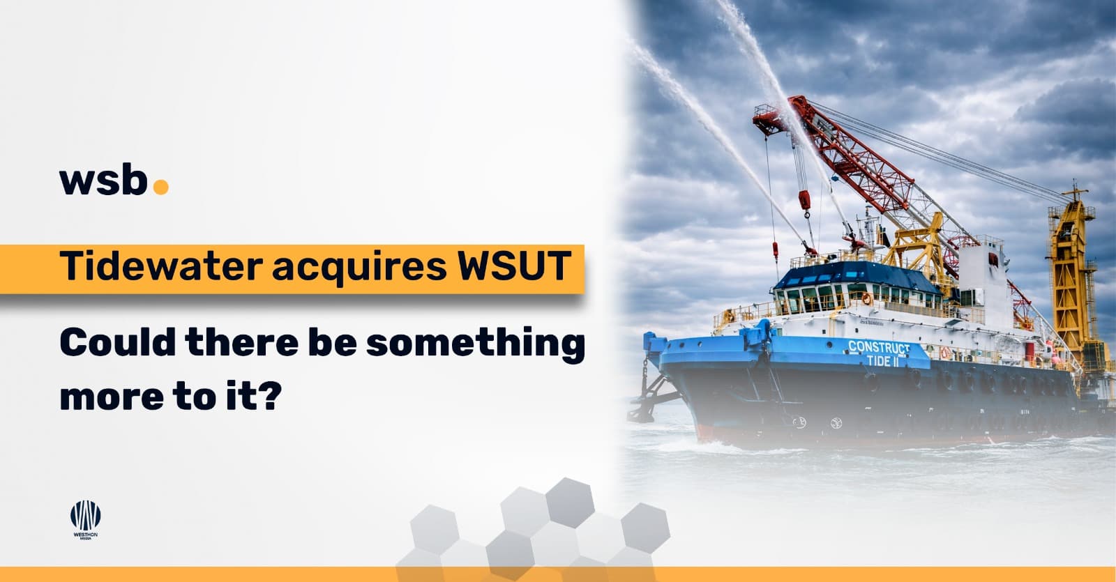 Tidewater acquires Wilson Sons Ultratug Offshore in US$ 500 million transaction