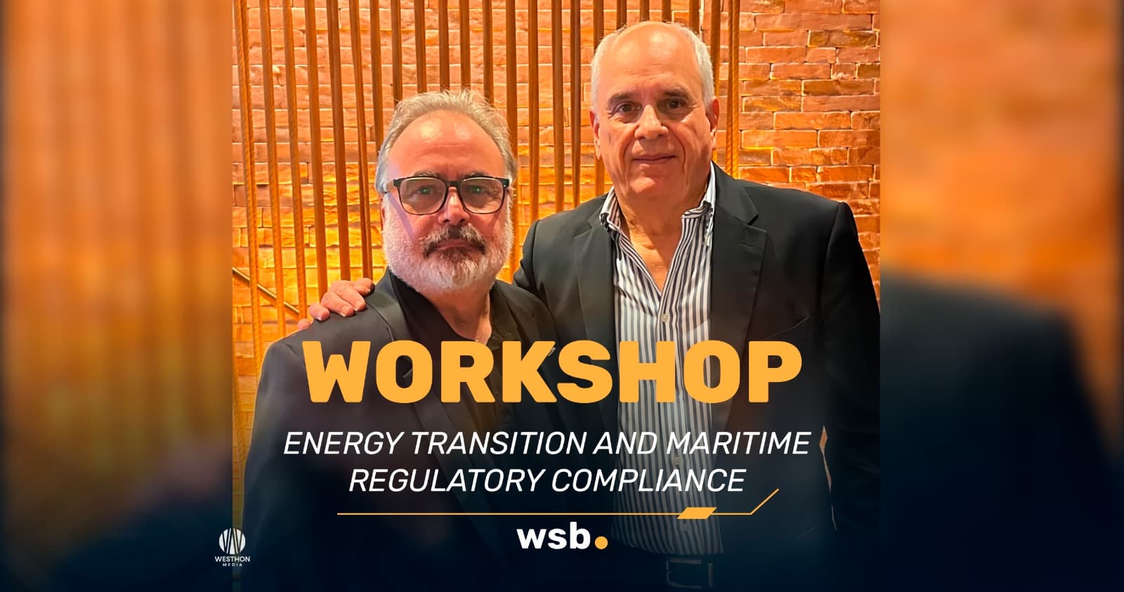 WSB Advisors Attends Metizoft Workshop on Energy Transition and Maritime Regulations